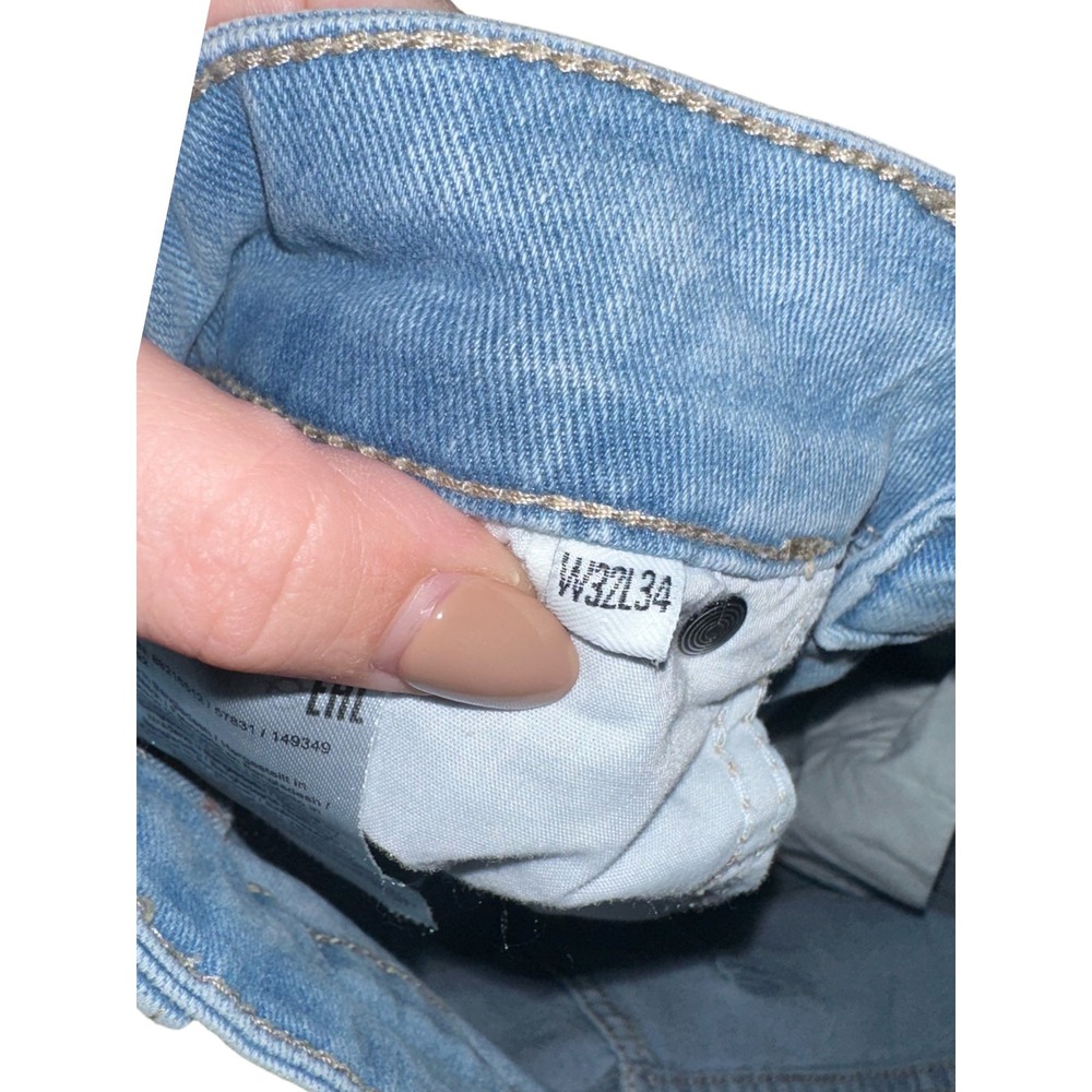 ONLY & SONS Mens Light Wash Slim Fit Denim Jeans W32 L34 Casual Everyday Wear - Picture 3 of 4